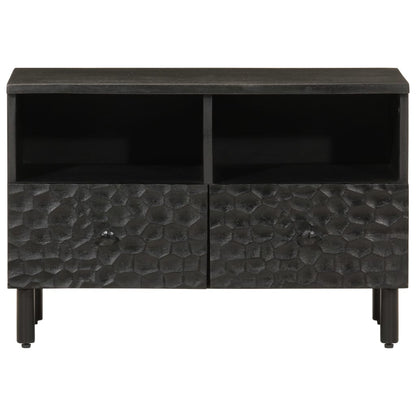 TV-Møbel Svart Tv-benk 70x33x46 cm heltre mango