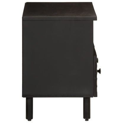 TV-Møbel Svart Tv-benk 70x33x46 cm heltre mango