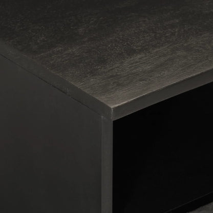 TV-Møbel Svart Tv-benk 70x33x46 cm heltre mango