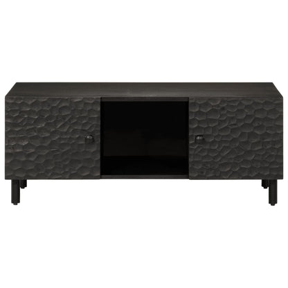 Salongbord Sofabord Svart 100x54x40 cm heltre mango