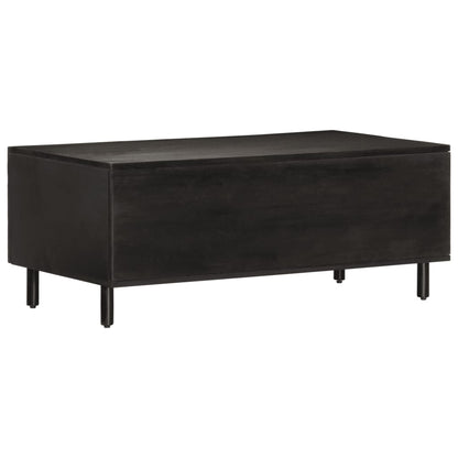 Salongbord Sofabord Svart 100x54x40 cm heltre mango