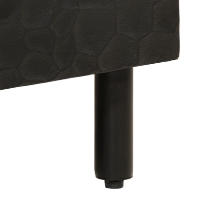Salongbord Sofabord Svart 80x54x40 cm heltre furu
