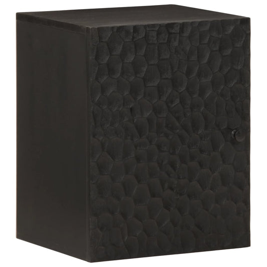 Baderomsskap Veggmontert 38x33x48 cm heltre mango
