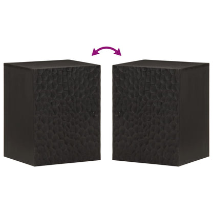Baderomsskap Veggmontert 38x33x48 cm heltre mango