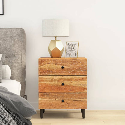 Nattbord Sengbord Tre 50x33x60 cm heltre akasie