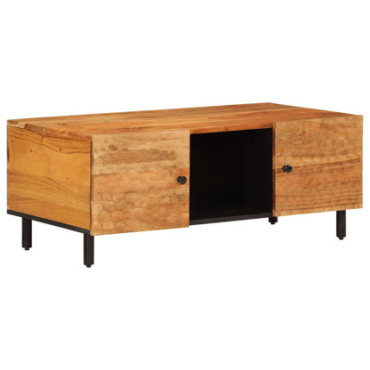 Salongbord Sofabord Tre heltre akasie 100x54x40 cm