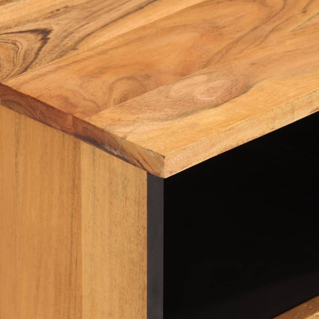TV-Møbel Tre TV-benk heltre akasie 100x33x46 cm