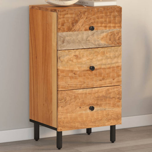 Skap heltre akasie 40x33x75 cm