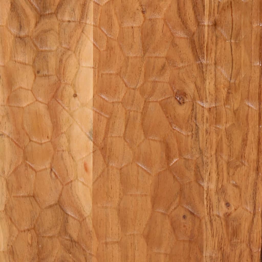 Skap heltre akasie 60x33x75 cm
