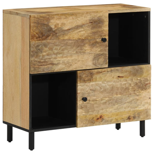 Skap heltre mango 80x33x75 cm
