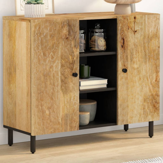 Skap heltre mango 90x33x75 cm
