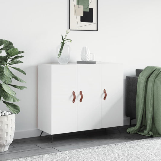 Skjenk Hvit 90x34x80 cm