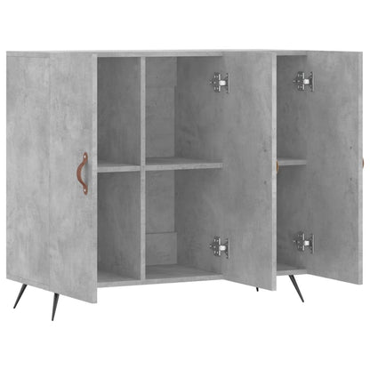 Kommode Betonggrå 90x34x80 cm