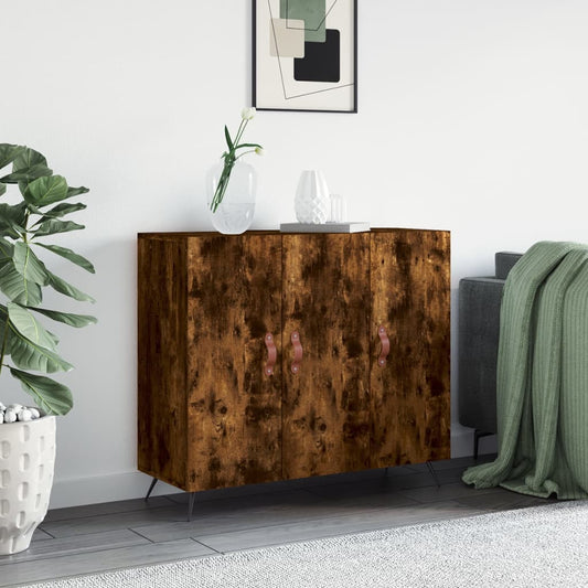 Kommode Røkt Eik 90x34x80 cm