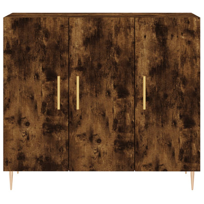 Skjenk røkt eik 90x34x80 cm konstruert tre