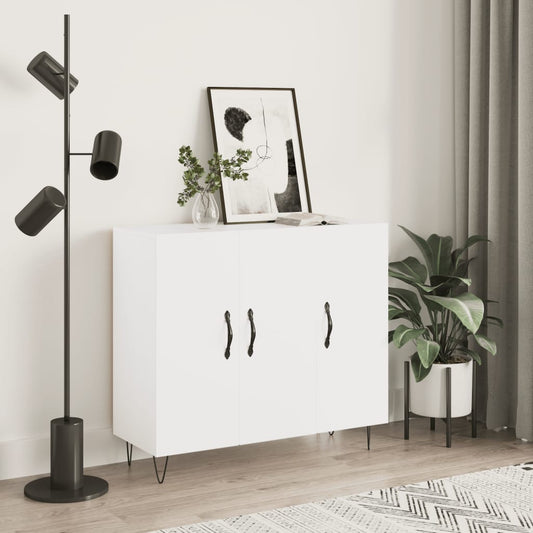 Skjenk Hvit 90x34x80 cm