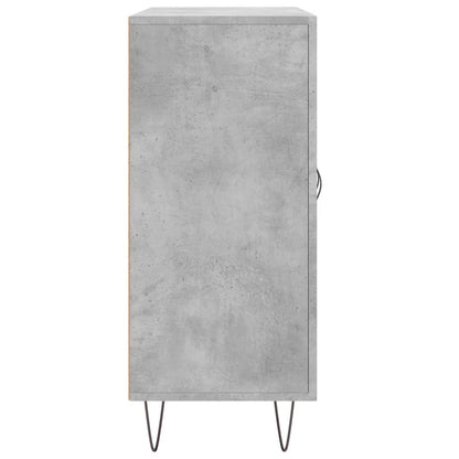 Kommode Betonggrå 90x34x80 cm