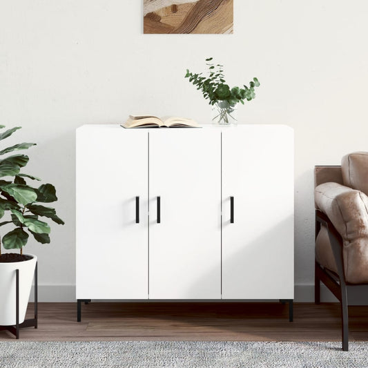 Skjenk Hvit 90x34x80 cm