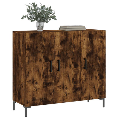 Kommode Røkt Eik 90x34x80 cm