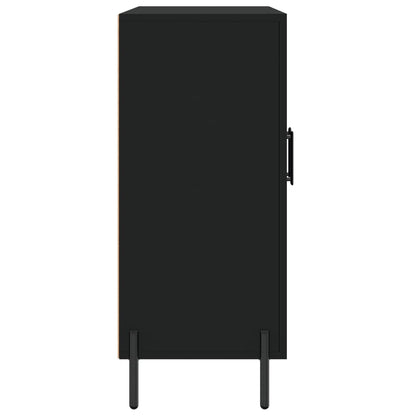 Skjenk Svart 90x34x80 cm