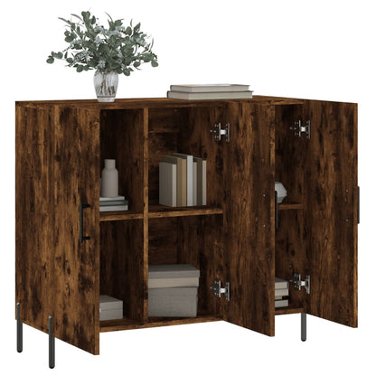 Kommode Røkt Eik 90x34x80 cm