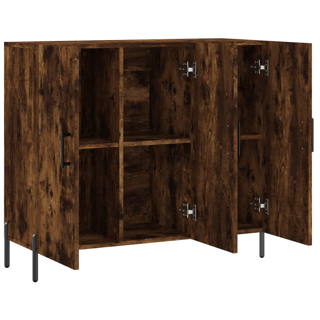 Kommode Røkt Eik 90x34x80 cm