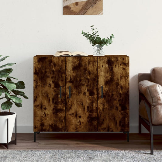 Kommode Røkt Eik 90x34x80 cm