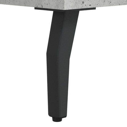 Kommode Betonggrå 90x34x80 cm