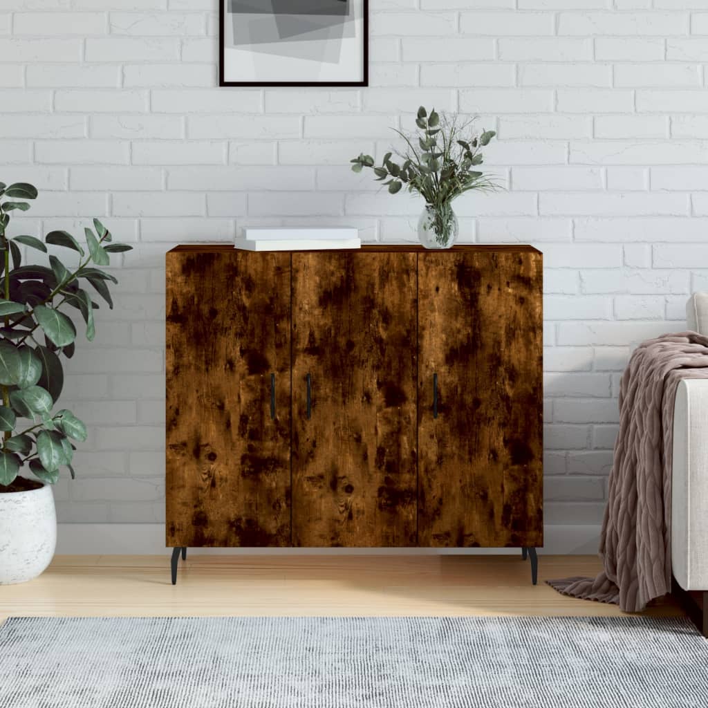 Skjenk Røkt Eik 90x34x80 cm
