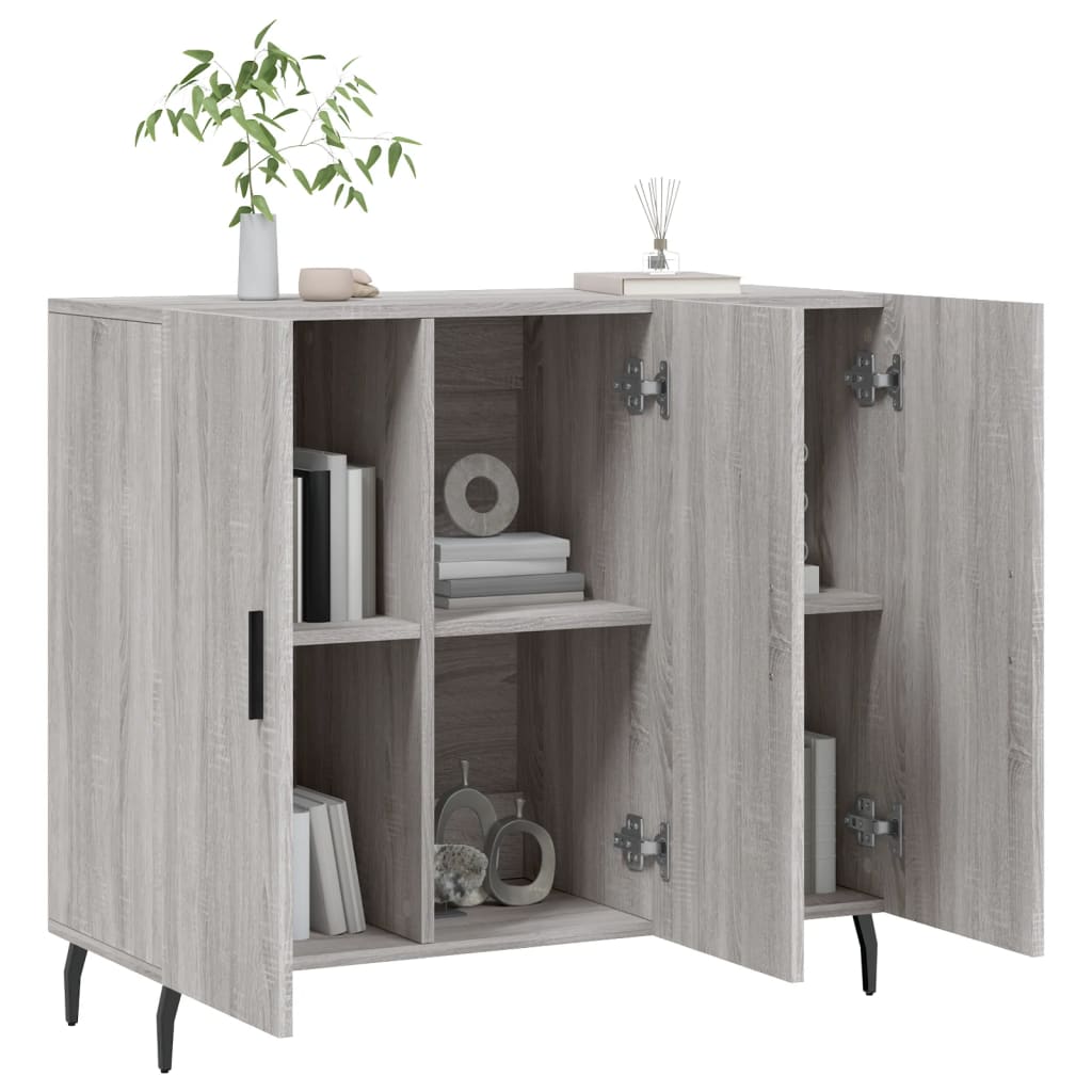 Skjenk Sonoma Grå 90x34x80 cm