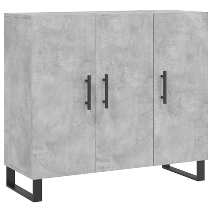 Kommode Betonggrå 90x34x80 cm