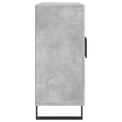 Kommode Betonggrå 90x34x80 cm