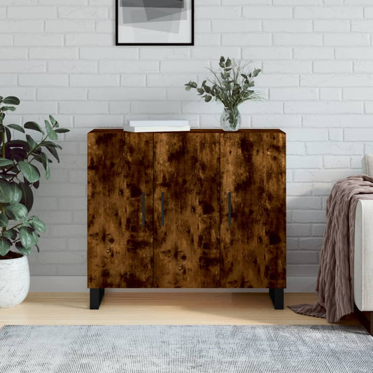 Kommode Røkt Eik 90x34x80 cm
