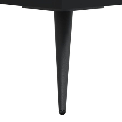 Skjenk svart 100x36x60 cm konstruert tre