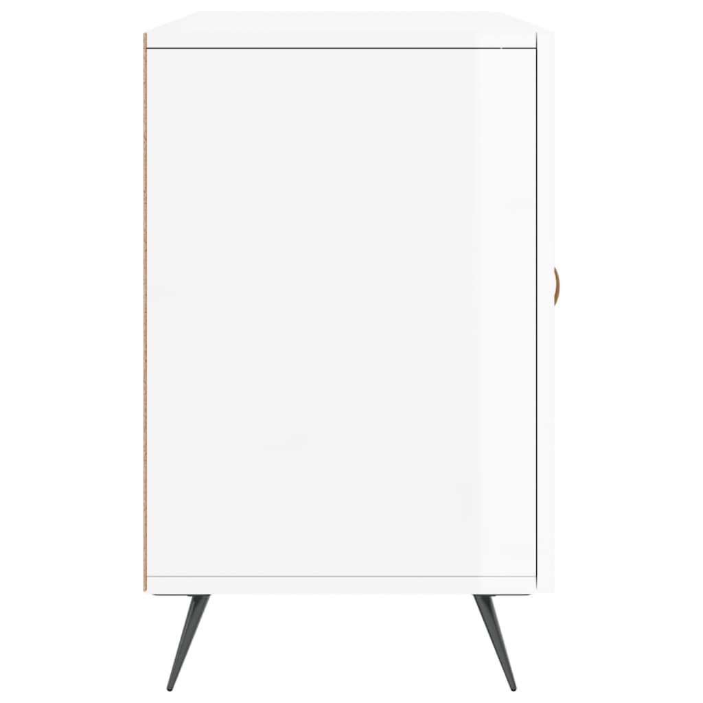 Skjenk Høyglans Hvit 100x36x60 cm