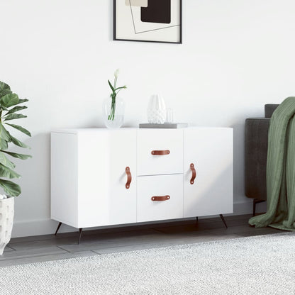 Skjenk Høyglans Hvit 100x36x60 cm