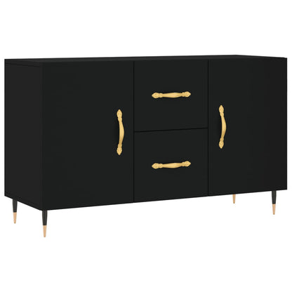 Skjenk Svart 100x36x60 cm