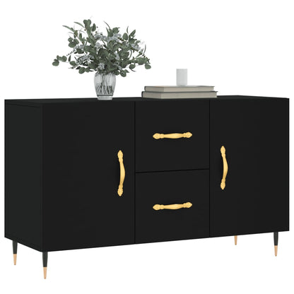 Skjenk Svart 100x36x60 cm