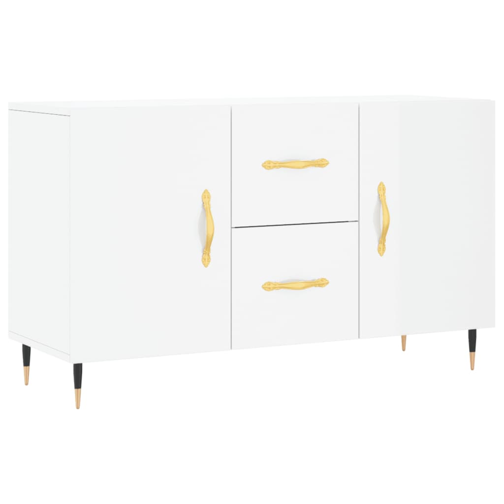Skjenk Høyglans Hvit 100x36x60 cm