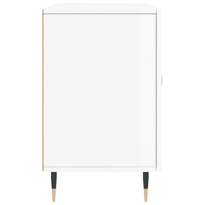 Skjenk Høyglans Hvit 100x36x60 cm