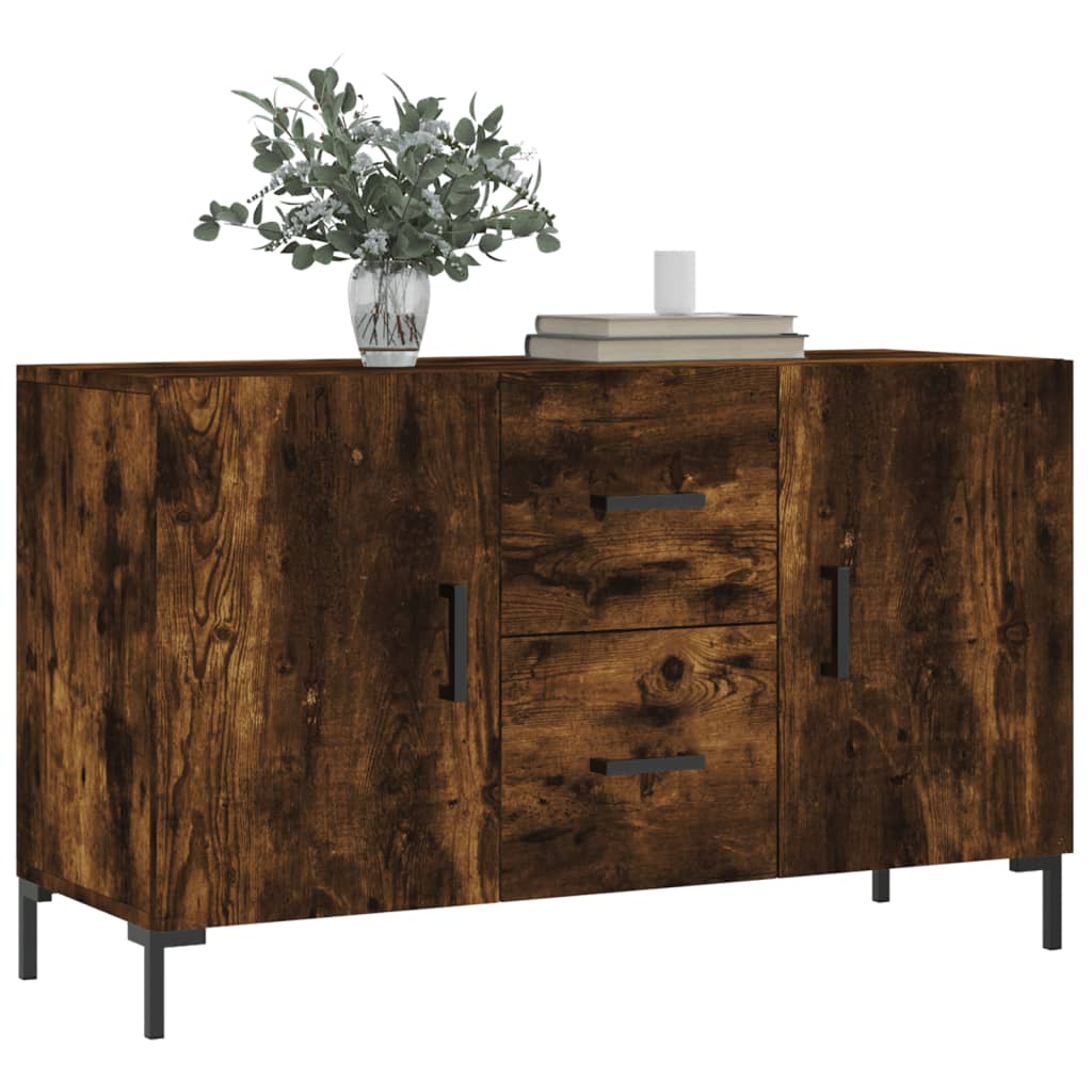 Skjenk røkt eik 100x36x60 cm konstruert tre