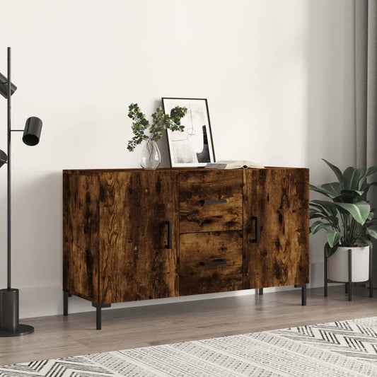 Skjenk røkt eik 100x36x60 cm konstruert tre