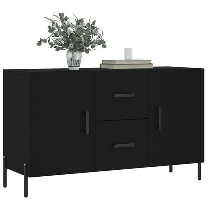 Skjenk Svart 100x36x60 cm