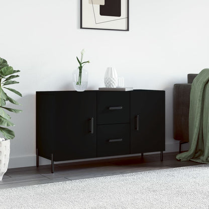 Skjenk Svart 100x36x60 cm