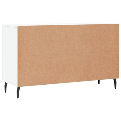 Skap Høyglans Hvit 100x36x60 cm
