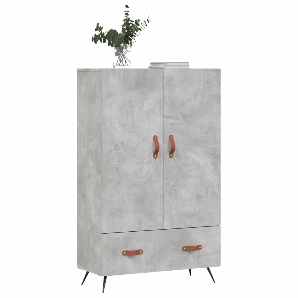 Skap Betonggrå 69,5x31x115 cm