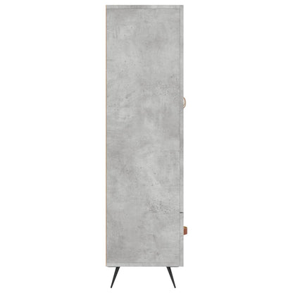 Skap Betonggrå 69,5x31x115 cm