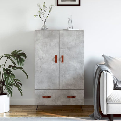 Skap Betonggrå 69,5x31x115 cm