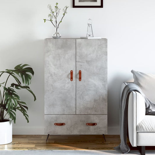 Skap Betonggrå 69,5x31x115 cm
