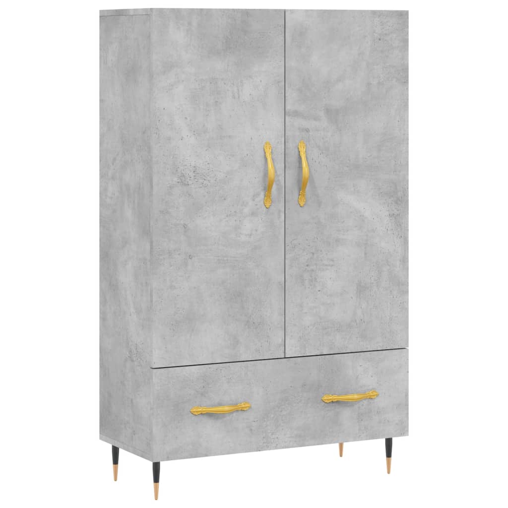 Skap Betonggrå 69,5x31x115 cm